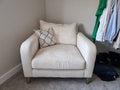 Oak Furnitureland Single Cream Chair