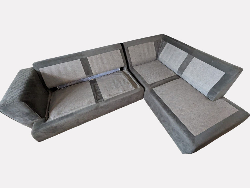 DFS Dark Grey Corner Sofa Bed