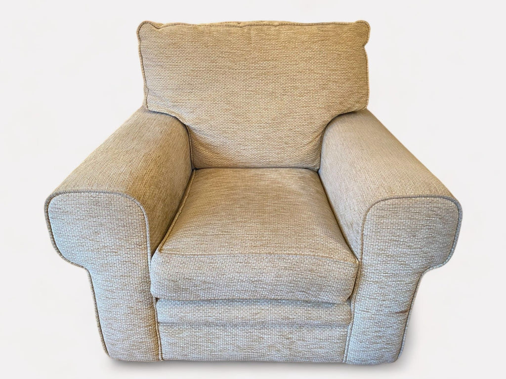 Beige Oatmeal 3 Seater Sofa and Chair Set