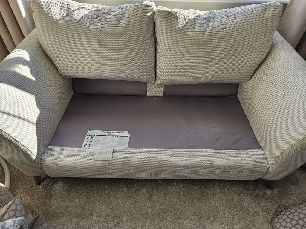 DFS Cream 2 Seater Fabric Sofa