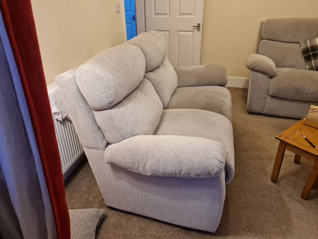 SCS Grey 2 Seater Sofa and Single Chair Set