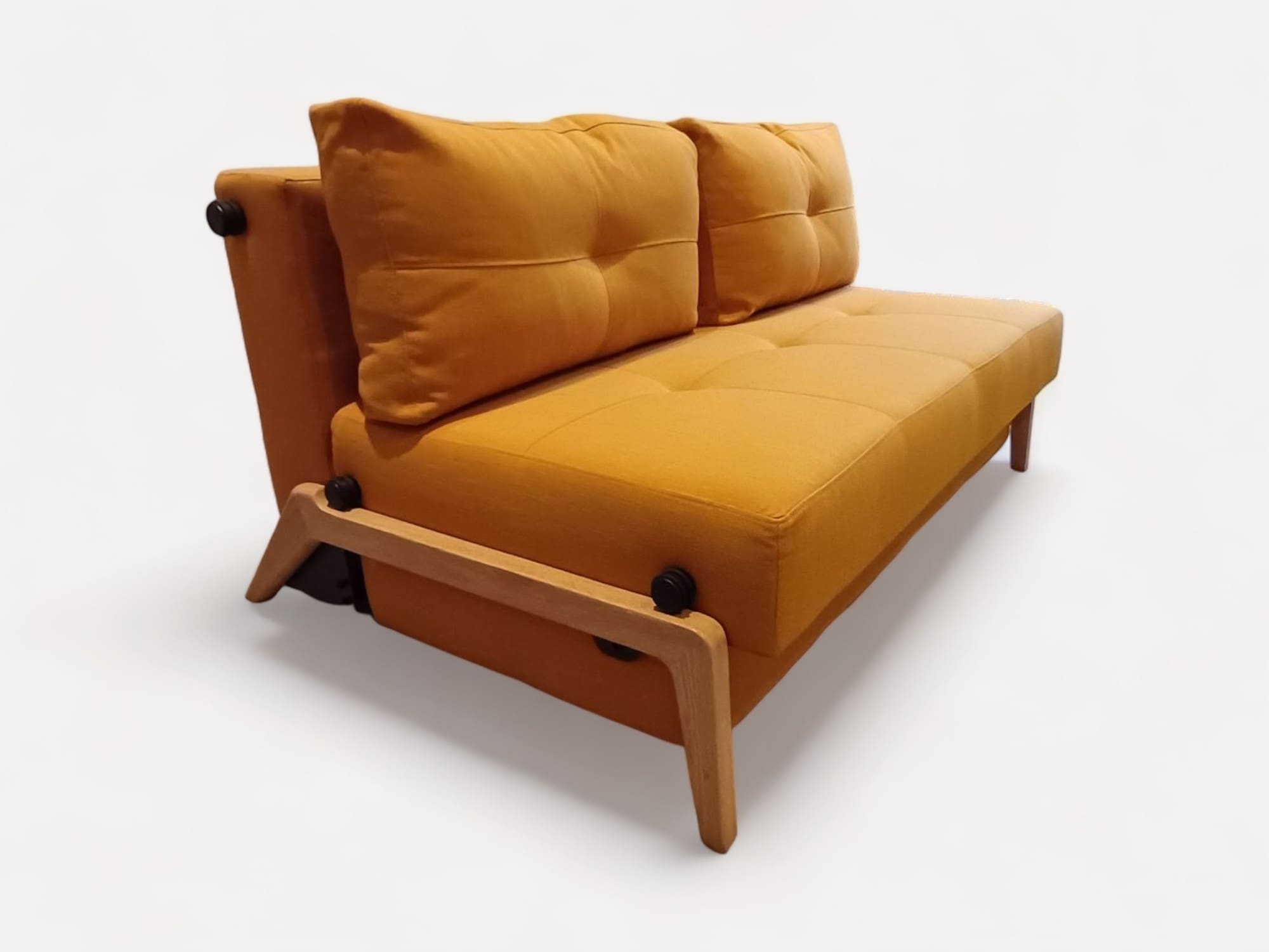 John Lewis Yellow 2 Seater Sofa Bed