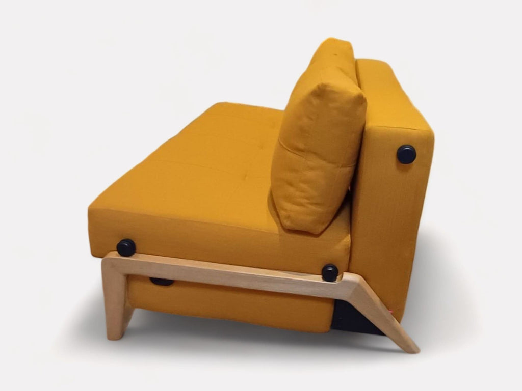 John Lewis Yellow 2 Seater Sofa Bed