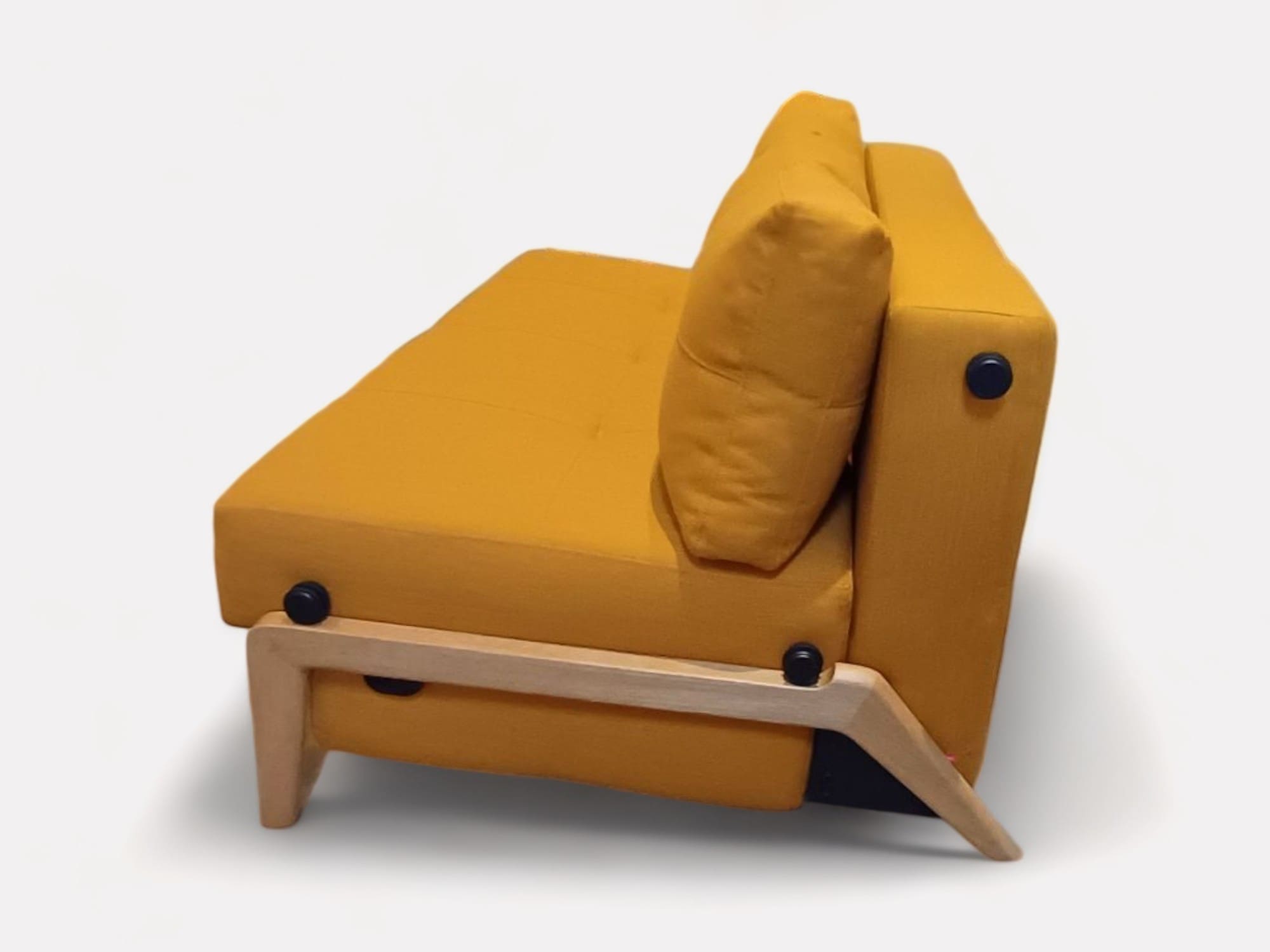 John Lewis Yellow 2 Seater Sofa Bed
