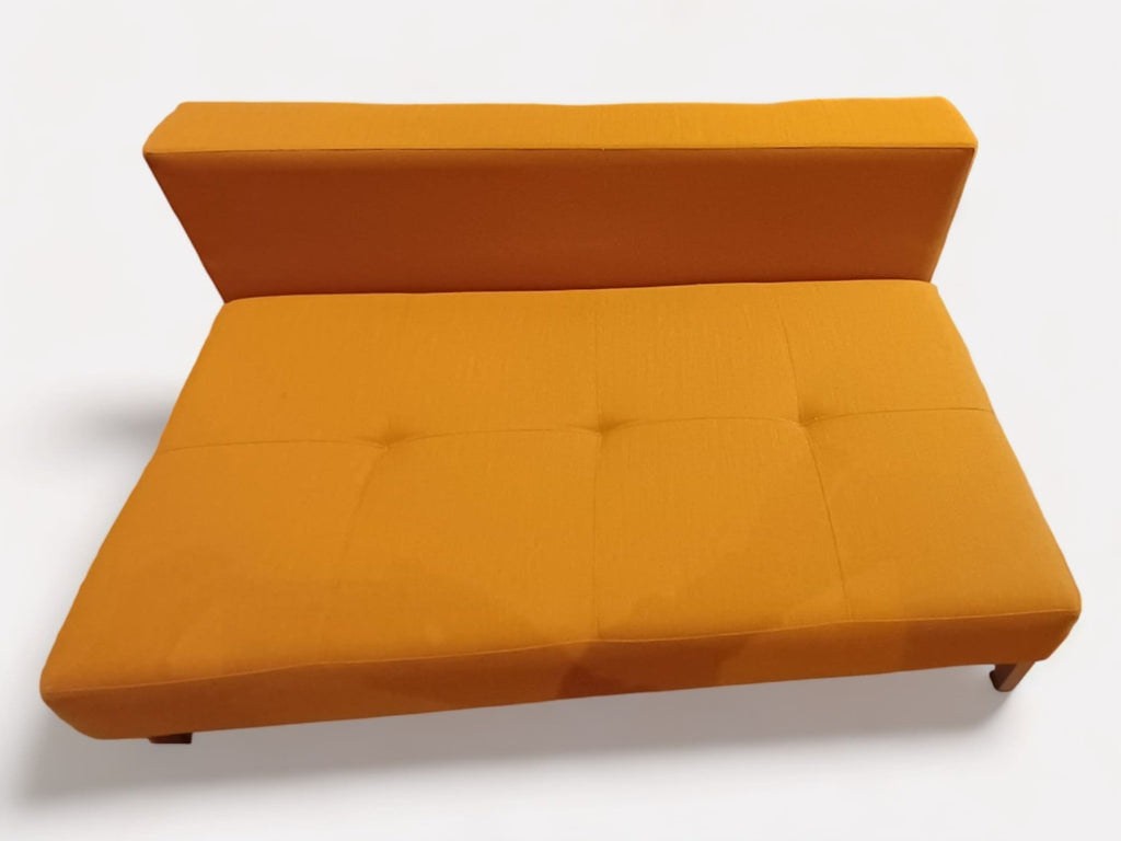 John Lewis Yellow 2 Seater Sofa Bed
