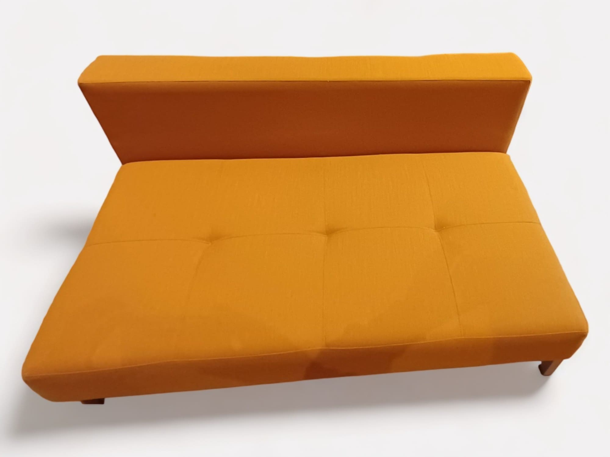 John Lewis Yellow 2 Seater Sofa Bed