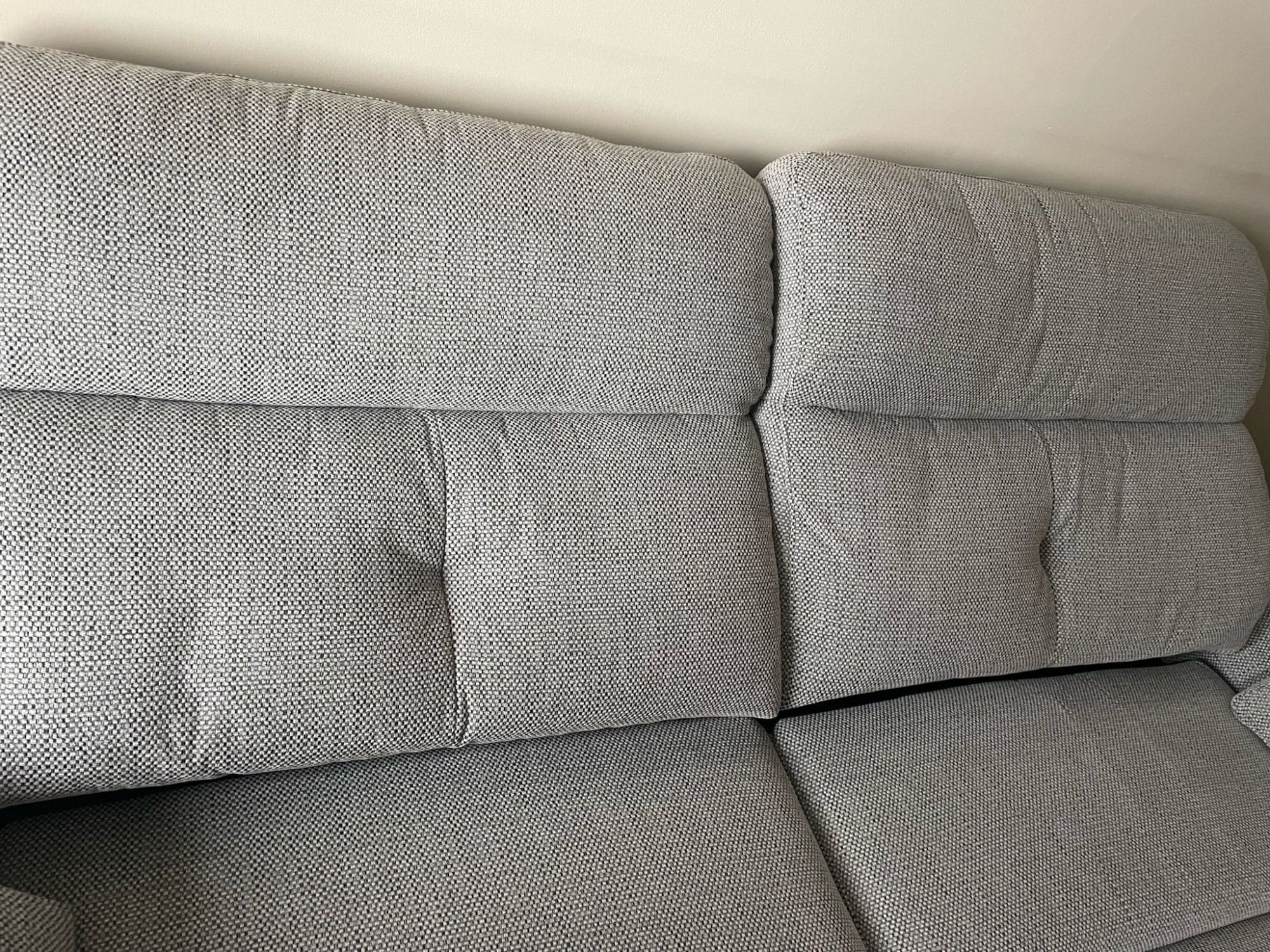 SCS Grey 2 Seater Electric Recliner Sofa