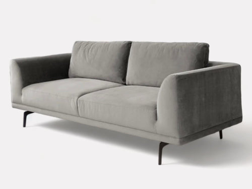 Danettu Grey 3 Seater Sofa