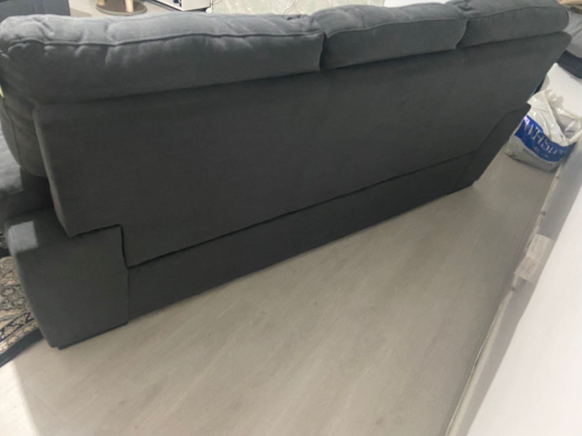 DFS Charcoal 3 Seater Sofa