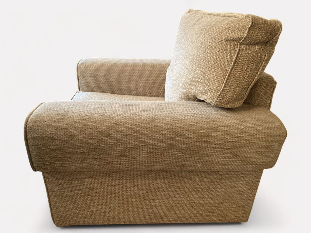 Beige Oatmeal 3 Seater Sofa and Chair Set