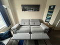SCS Grey 2 Seater Electric Recliner Sofa