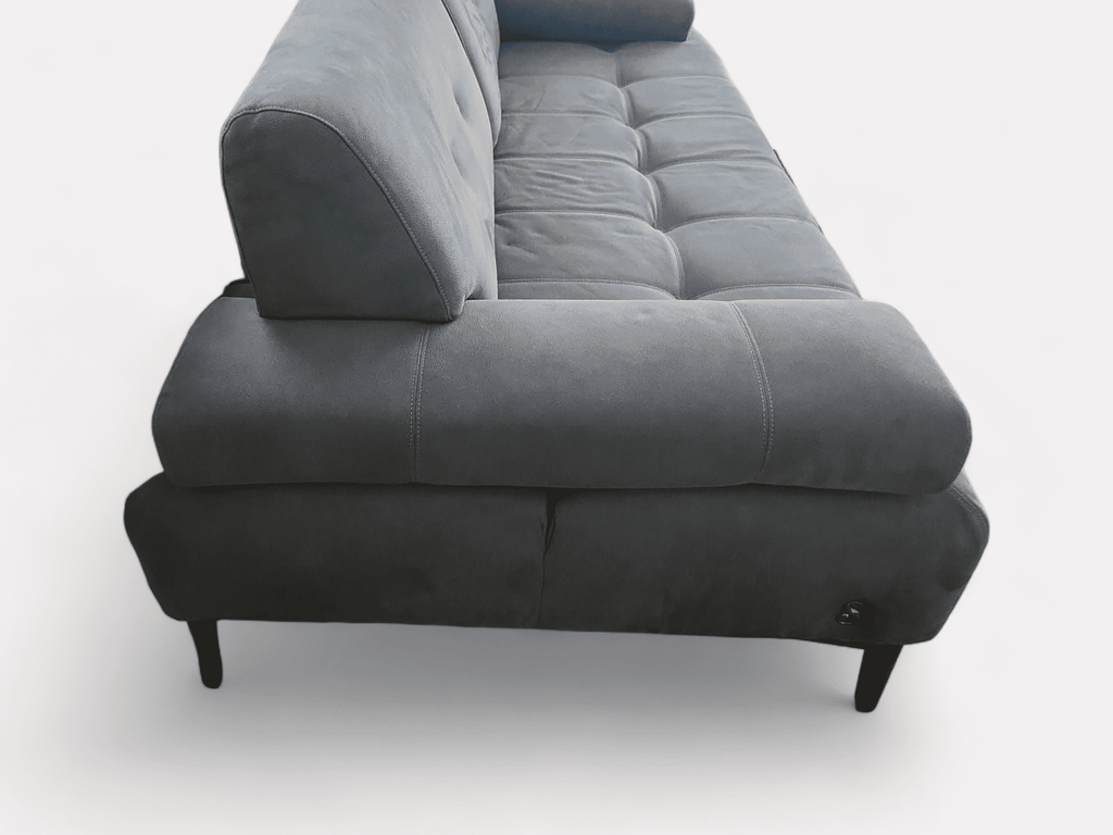 Novia Florida Dark Grey Nubuck 2 Seater Sofa