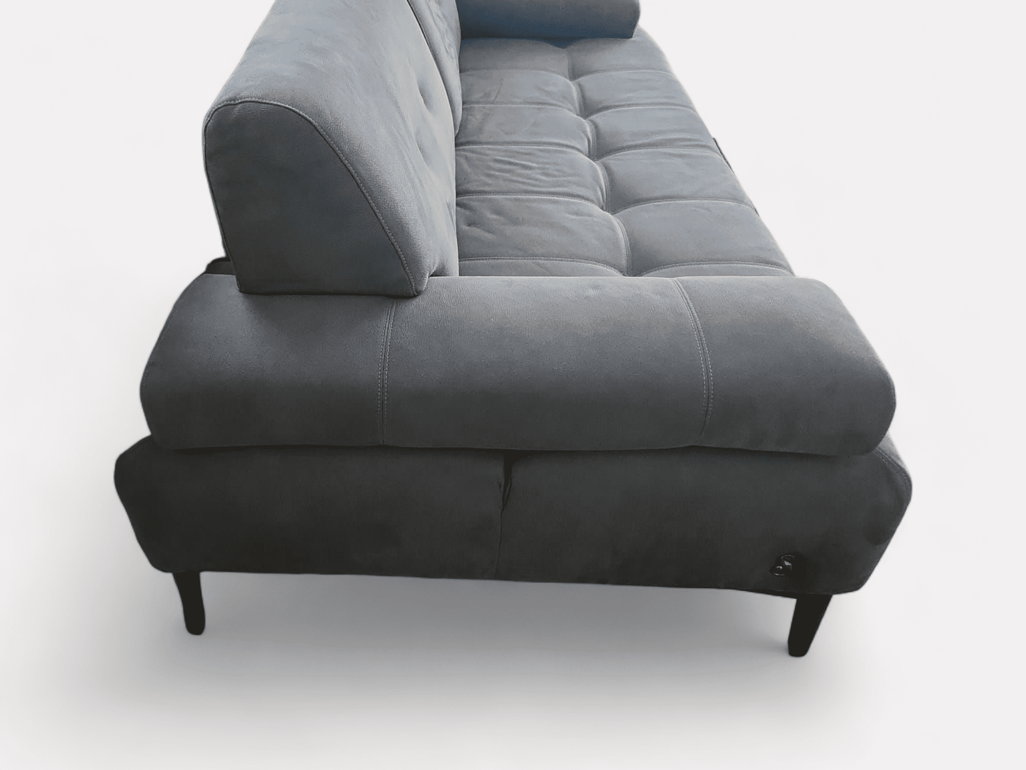 Novia Florida Dark Grey Nubuck 2 Seater Sofa