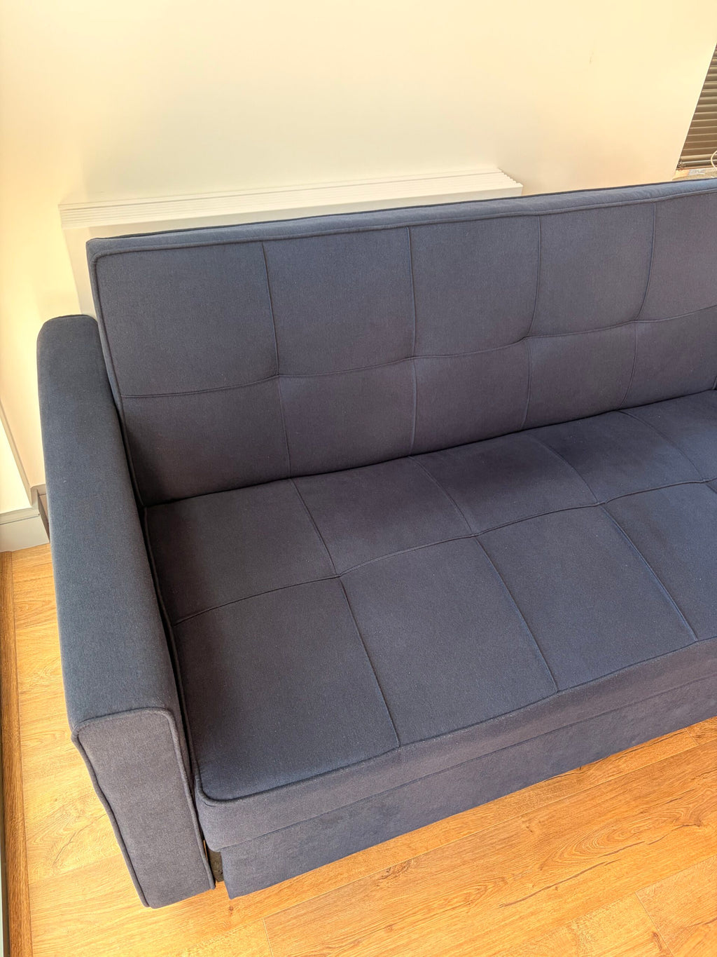 Wayfair Navy 2-Seater Sofa Bed with Pull-Out Bed & Storage
