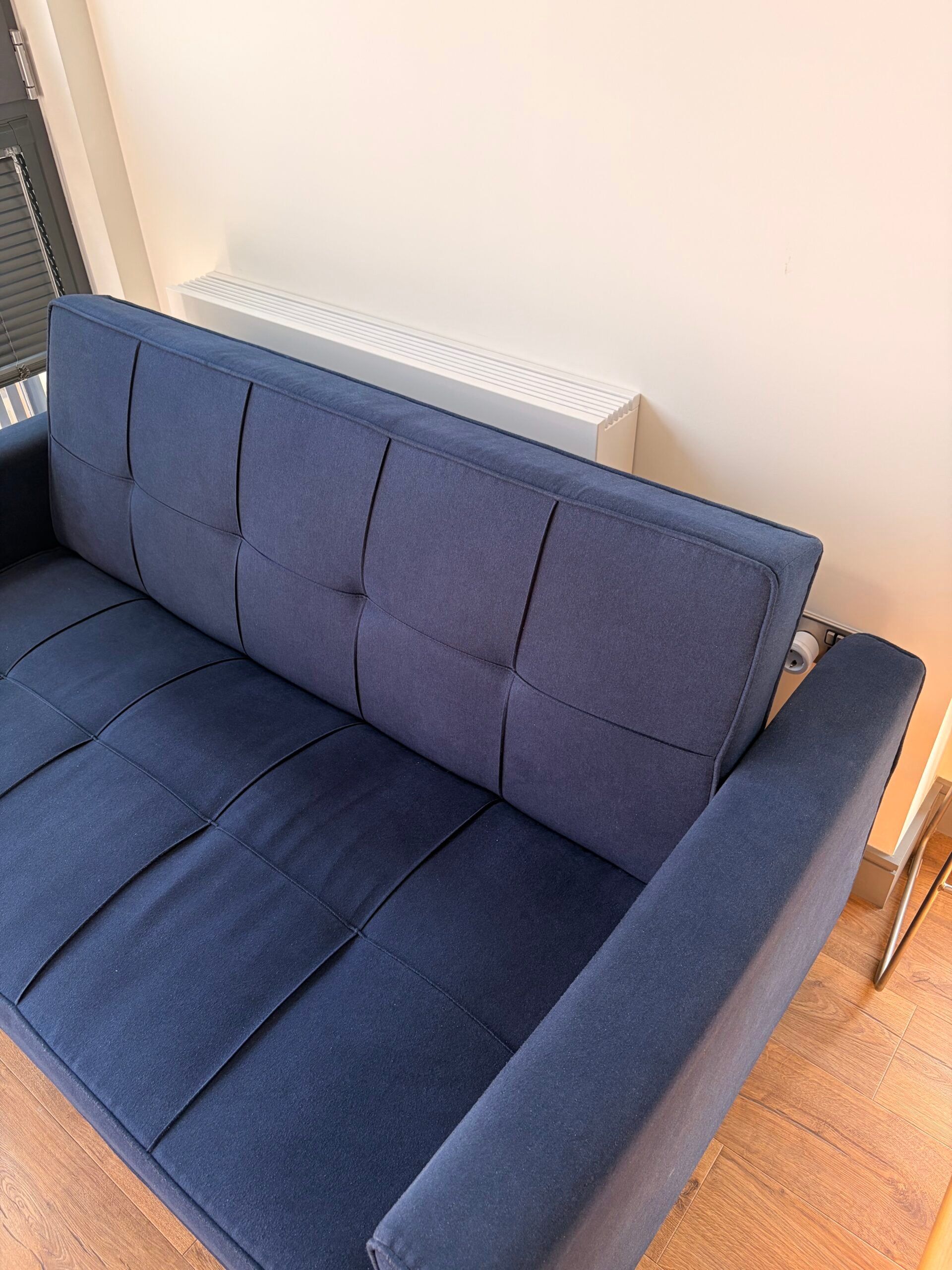 Wayfair Navy 2-Seater Sofa Bed with Pull-Out Bed & Storage