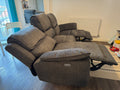 Oak Furniture Land Grey Electric Recliner Sofa