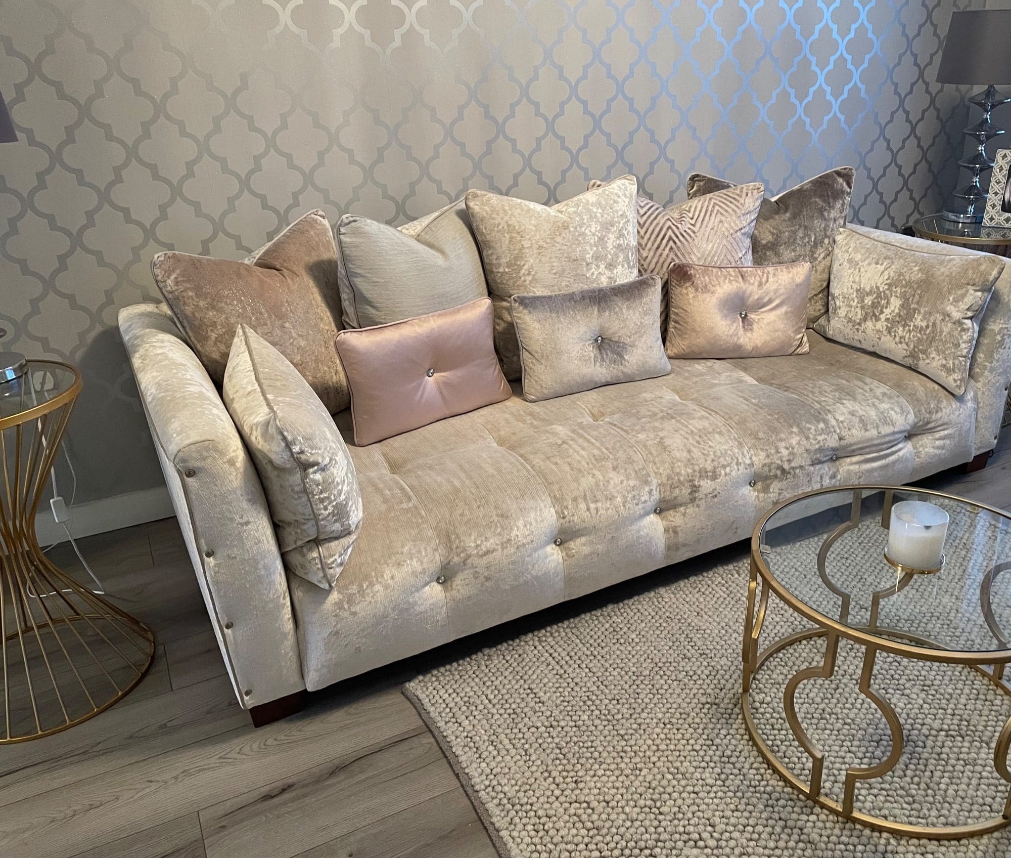Sofology Grey 4 Seater Sofa