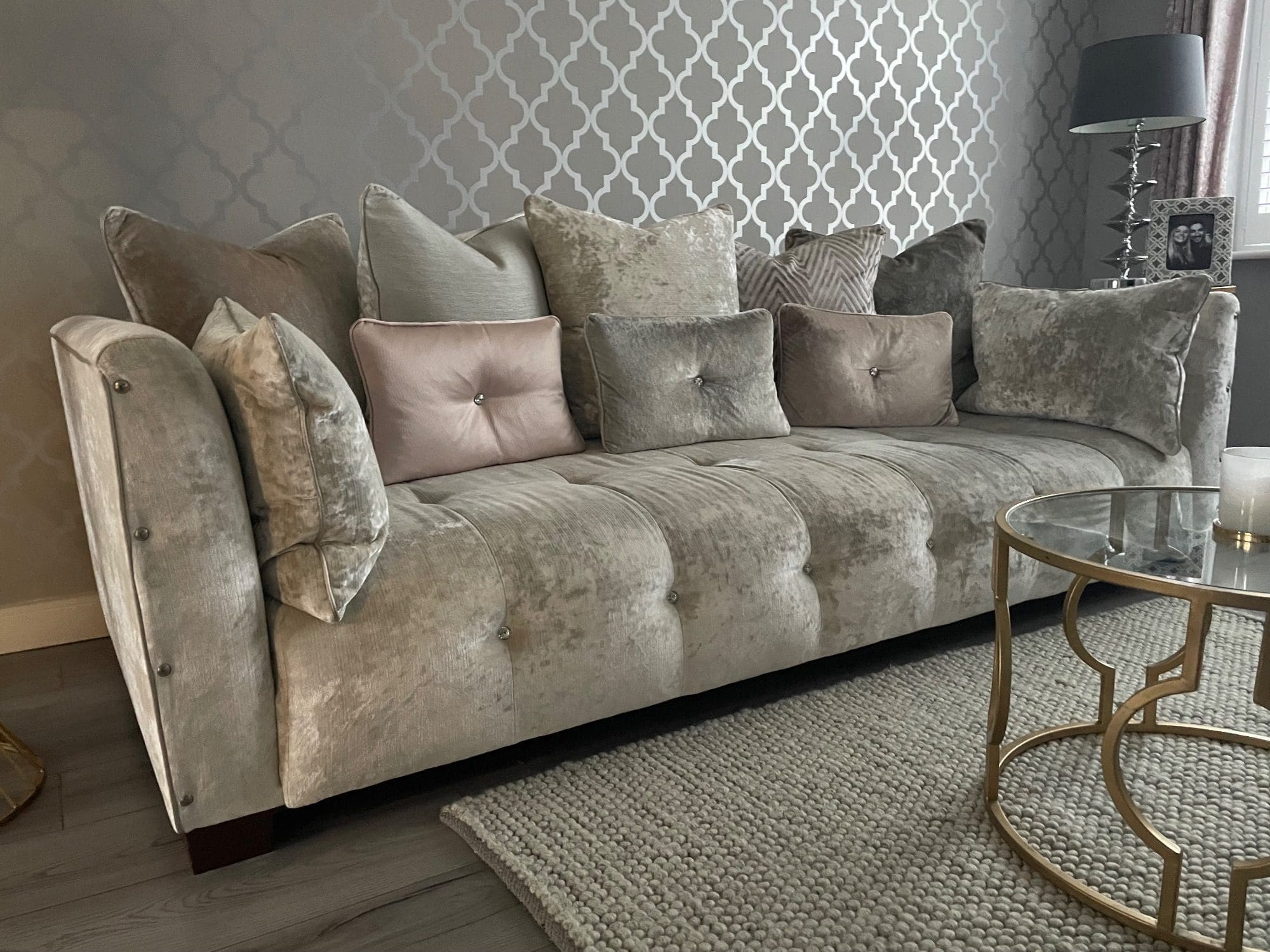 Sofology Grey 4 Seater Sofa