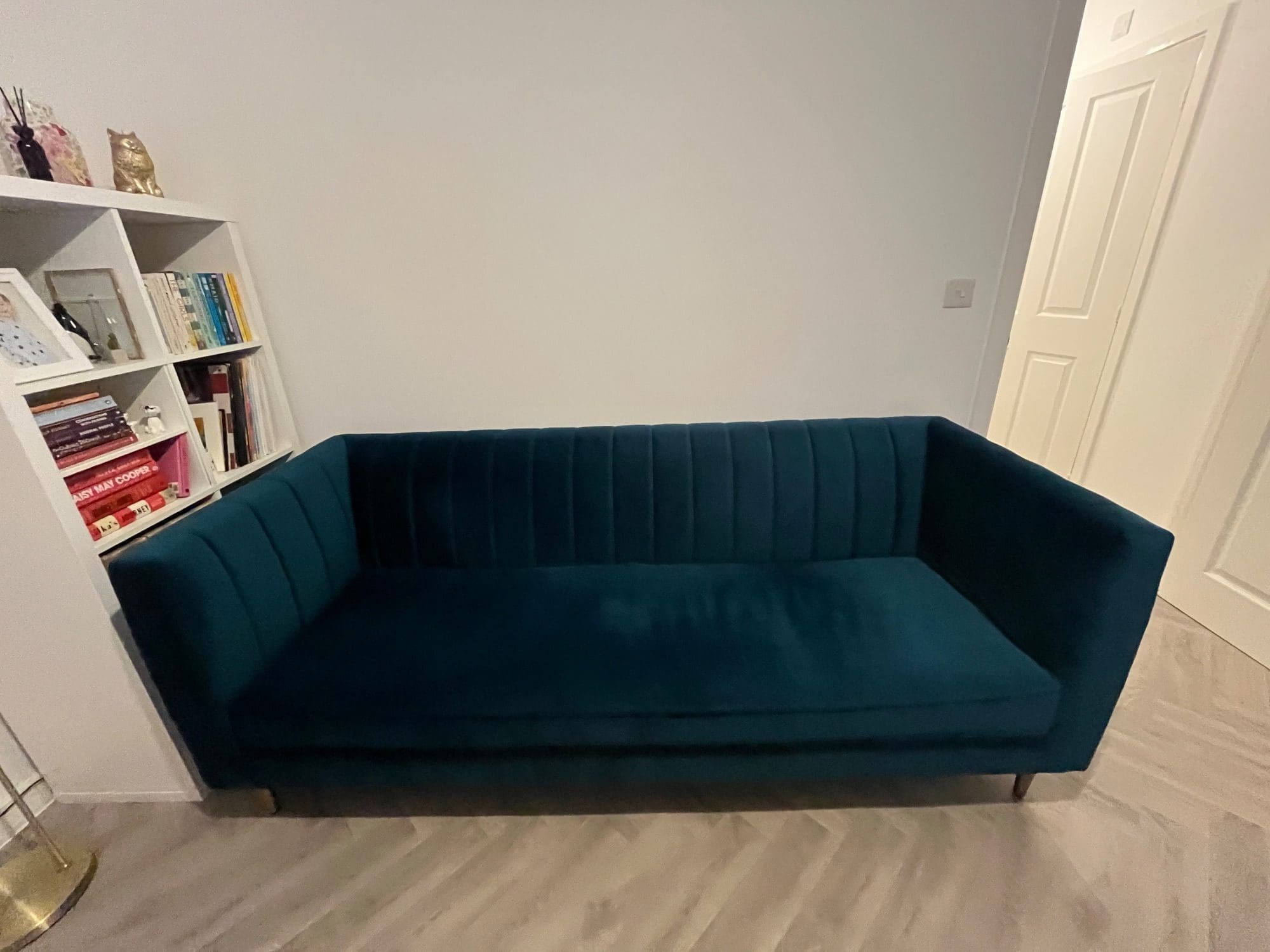 Made Teal 3 Seater Sofa