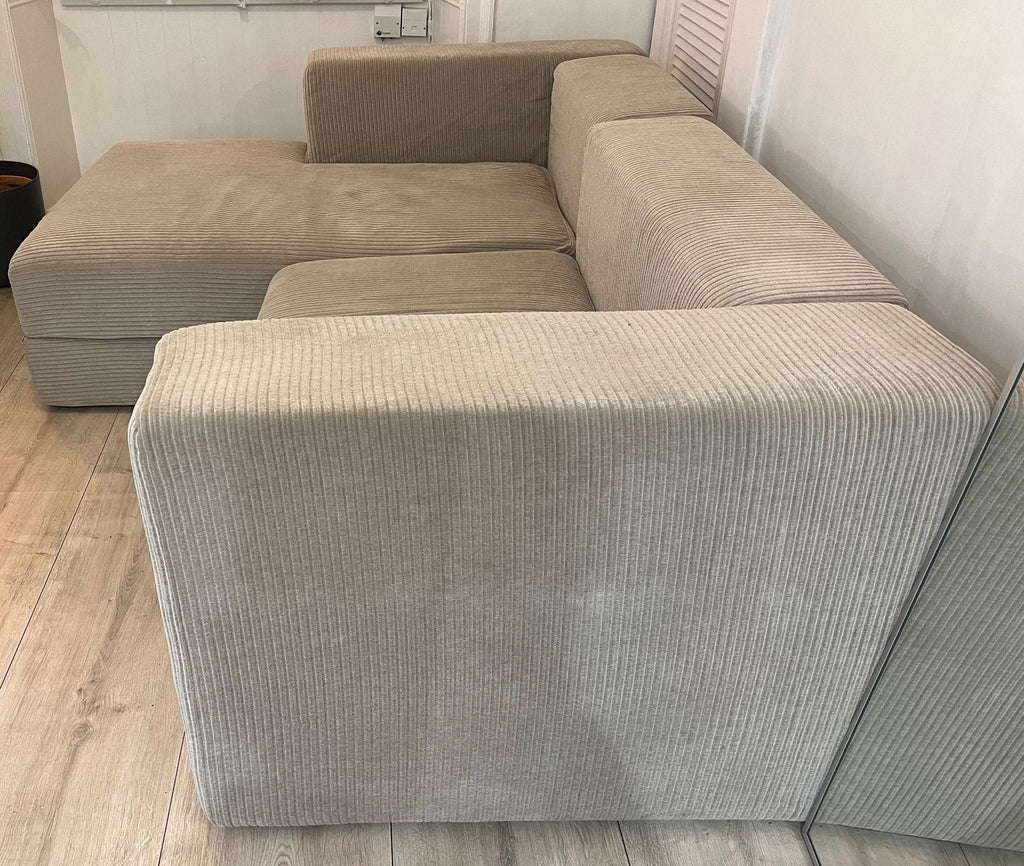 Ikea Oatmeal L-Shape Corner Sofa with Storage