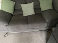 RJ Leather Grey 2 & 3 Seater Sofas