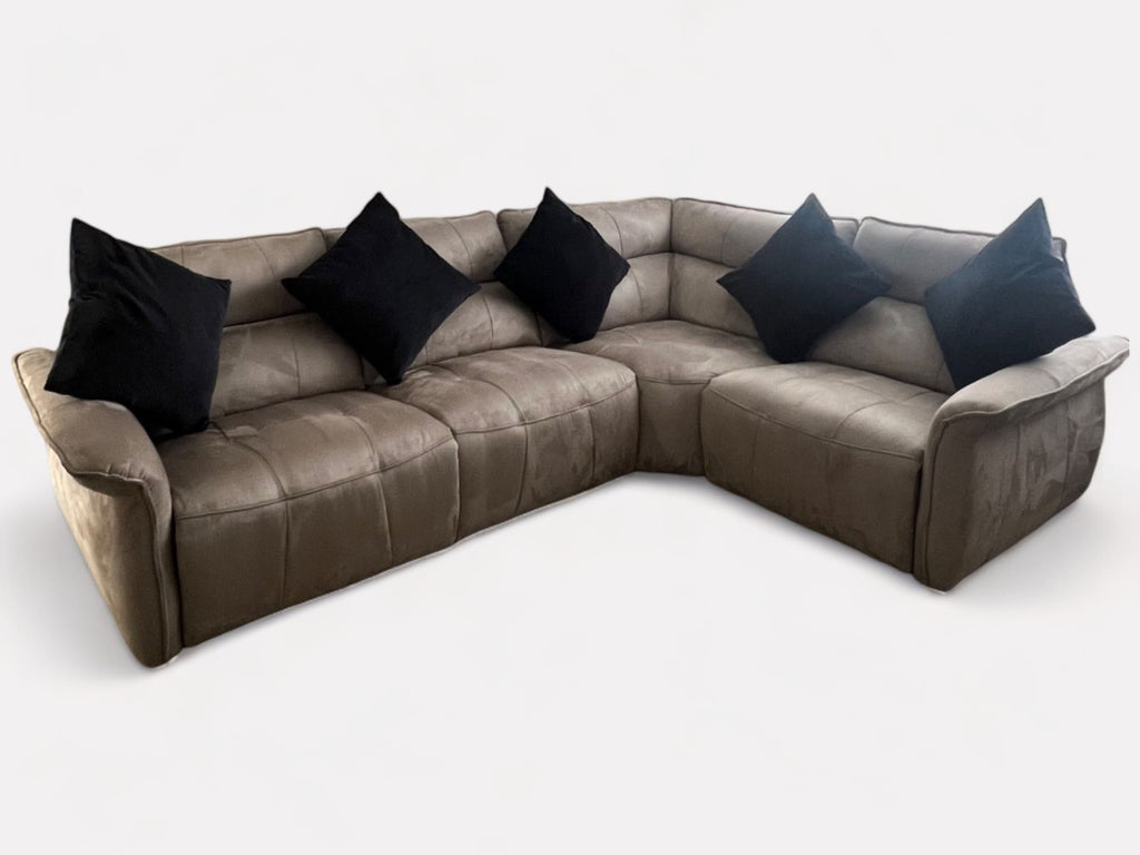 Sofology Grey Corner Electric Recliner Sofa