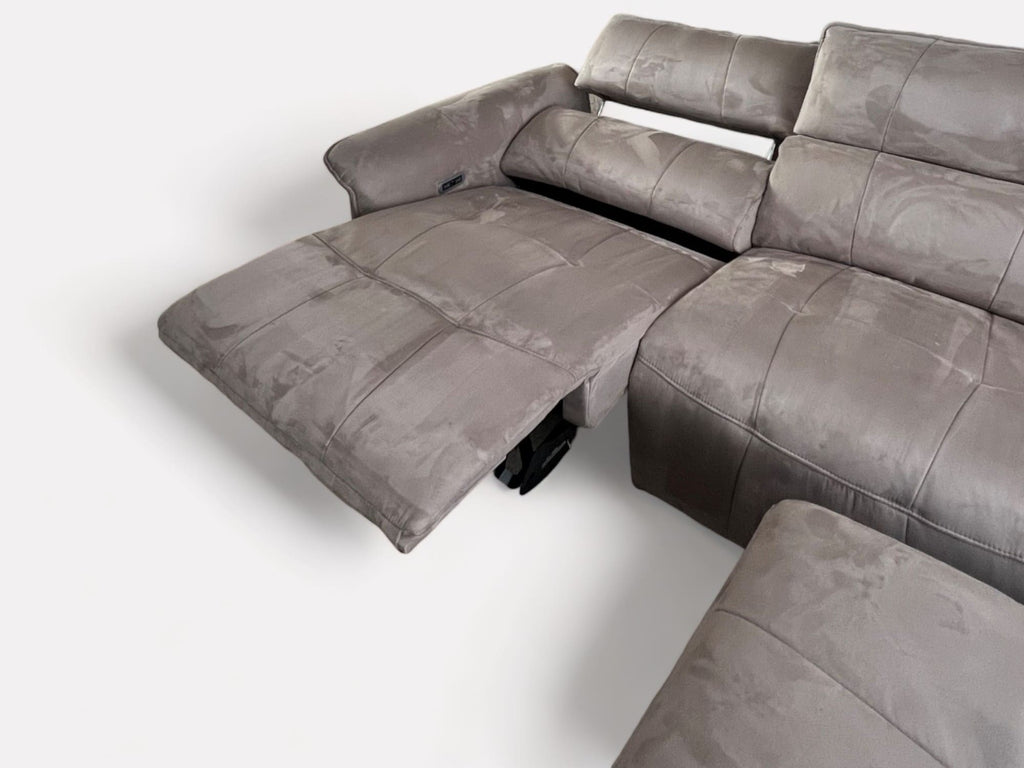 Sofology Grey Corner Electric Recliner Sofa