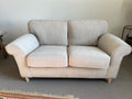 SCS Cream 2 Seater Fabric Sofa
