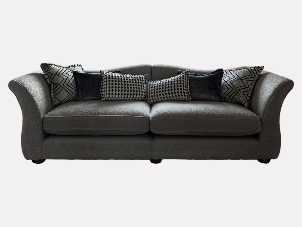 Sofology Grey 4 Seater Sofa with Cuddle Chair