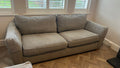 DFS Natural 3 Seater Sofa and Snuggle Chair