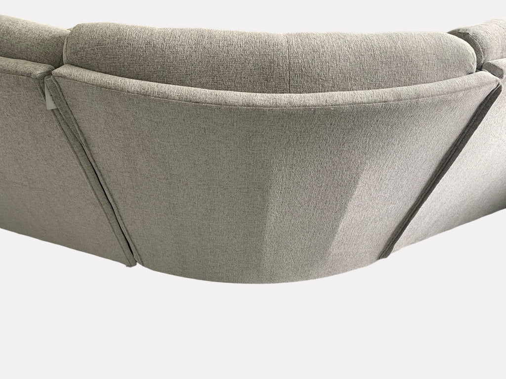 SCS Grey Curved 4 Seater Sofa