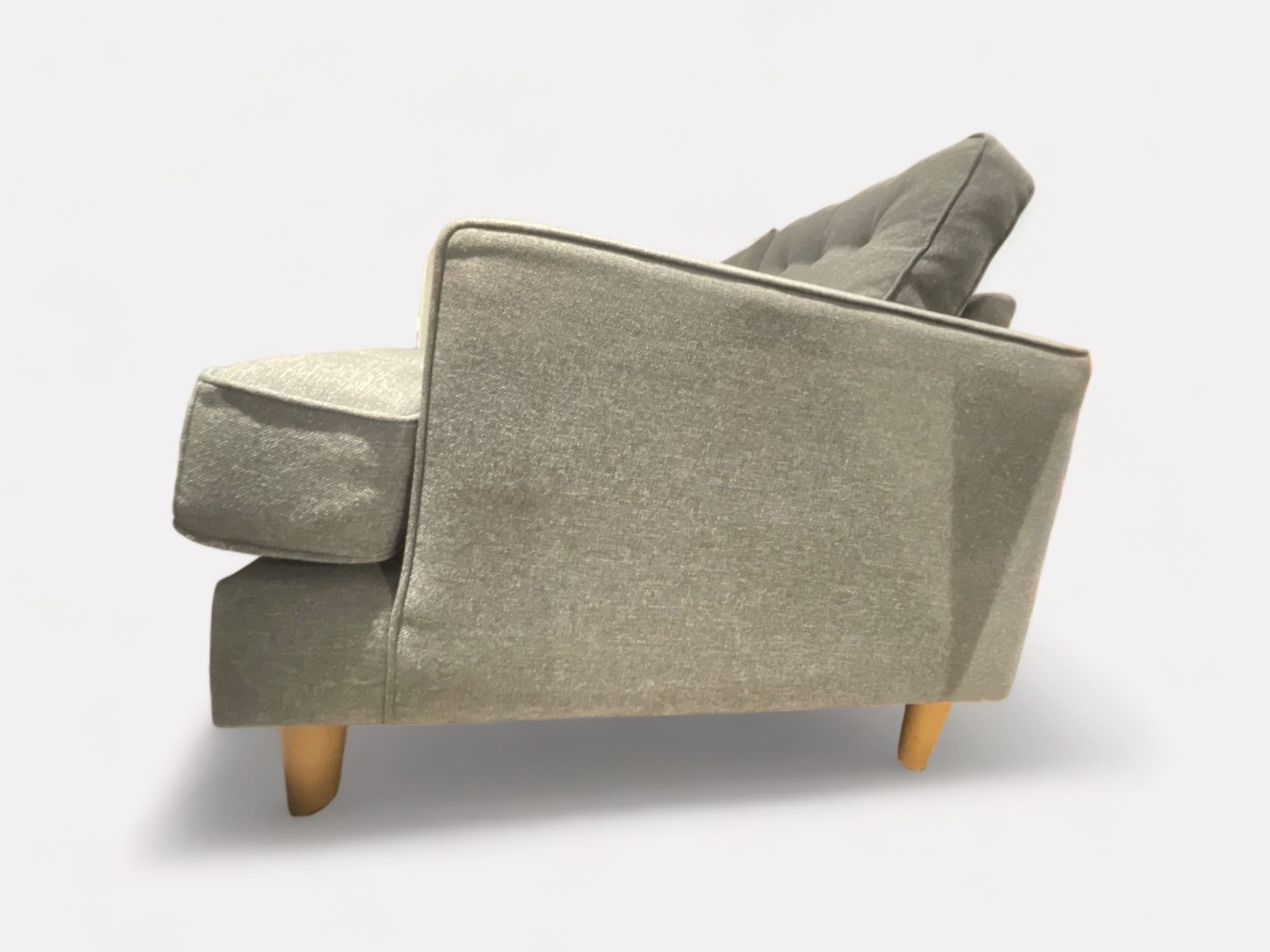 Next Grey Modern 2 Seater Sofa