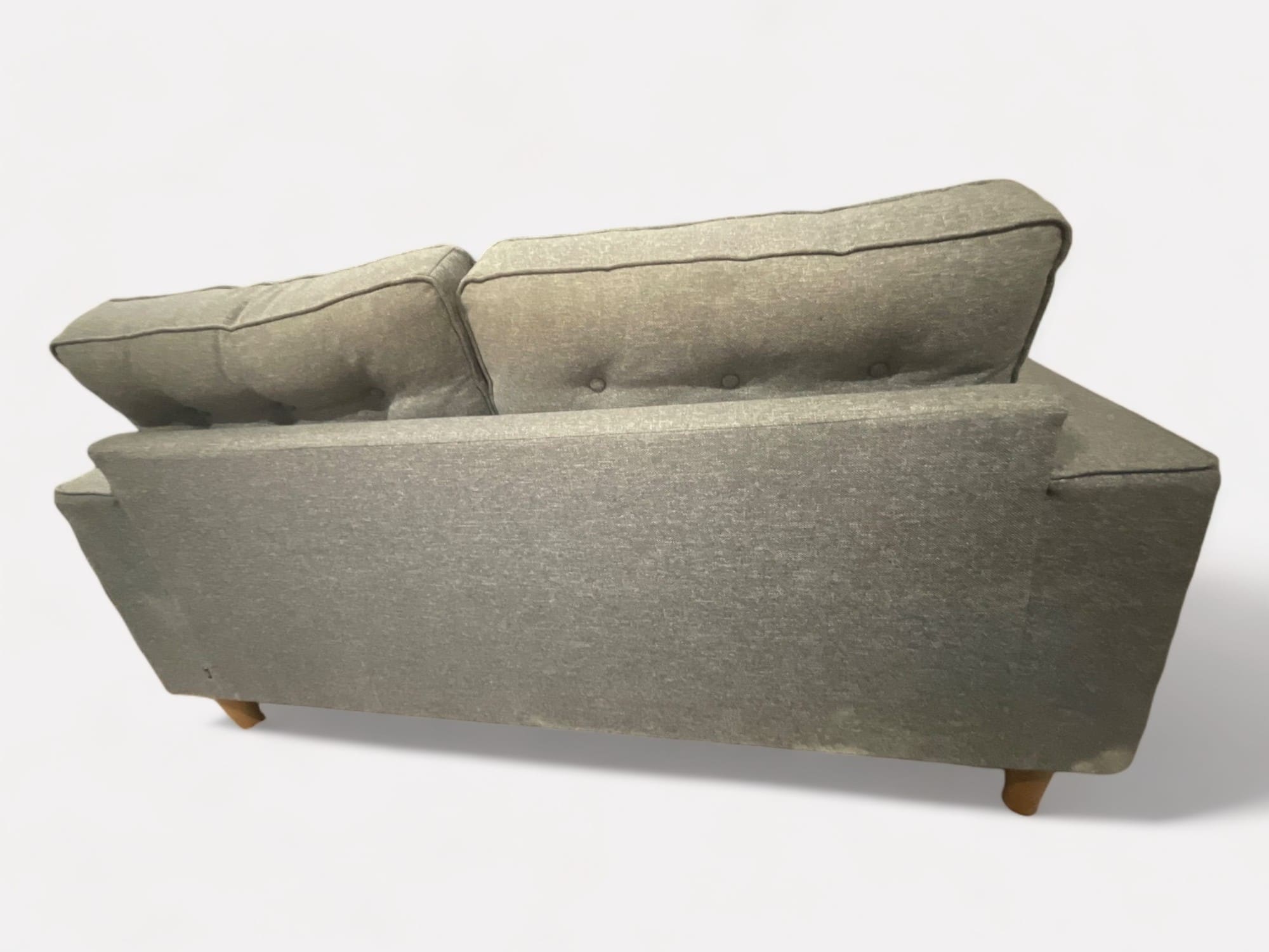 Next Grey Modern 2 Seater Sofa