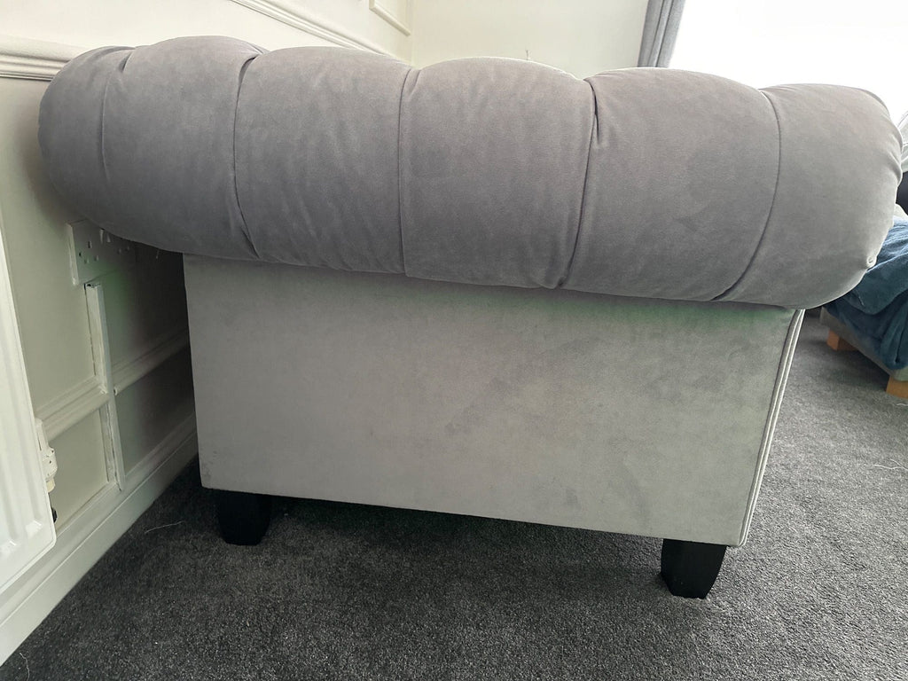 Marks & Spencer's Grey 2 Seater Chesterfield Sofa