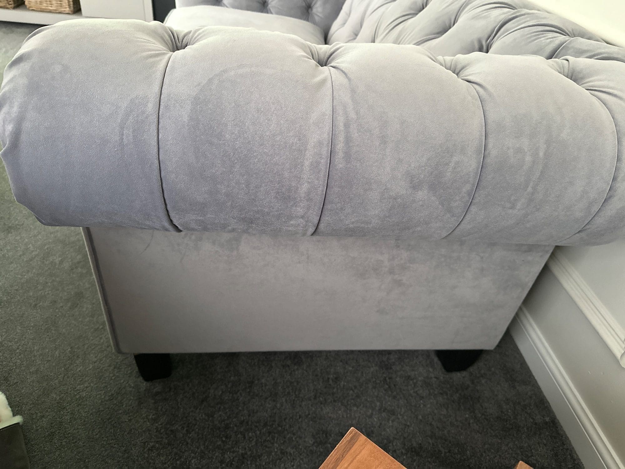 Marks & Spencer's Grey 2 Seater Chesterfield Sofa