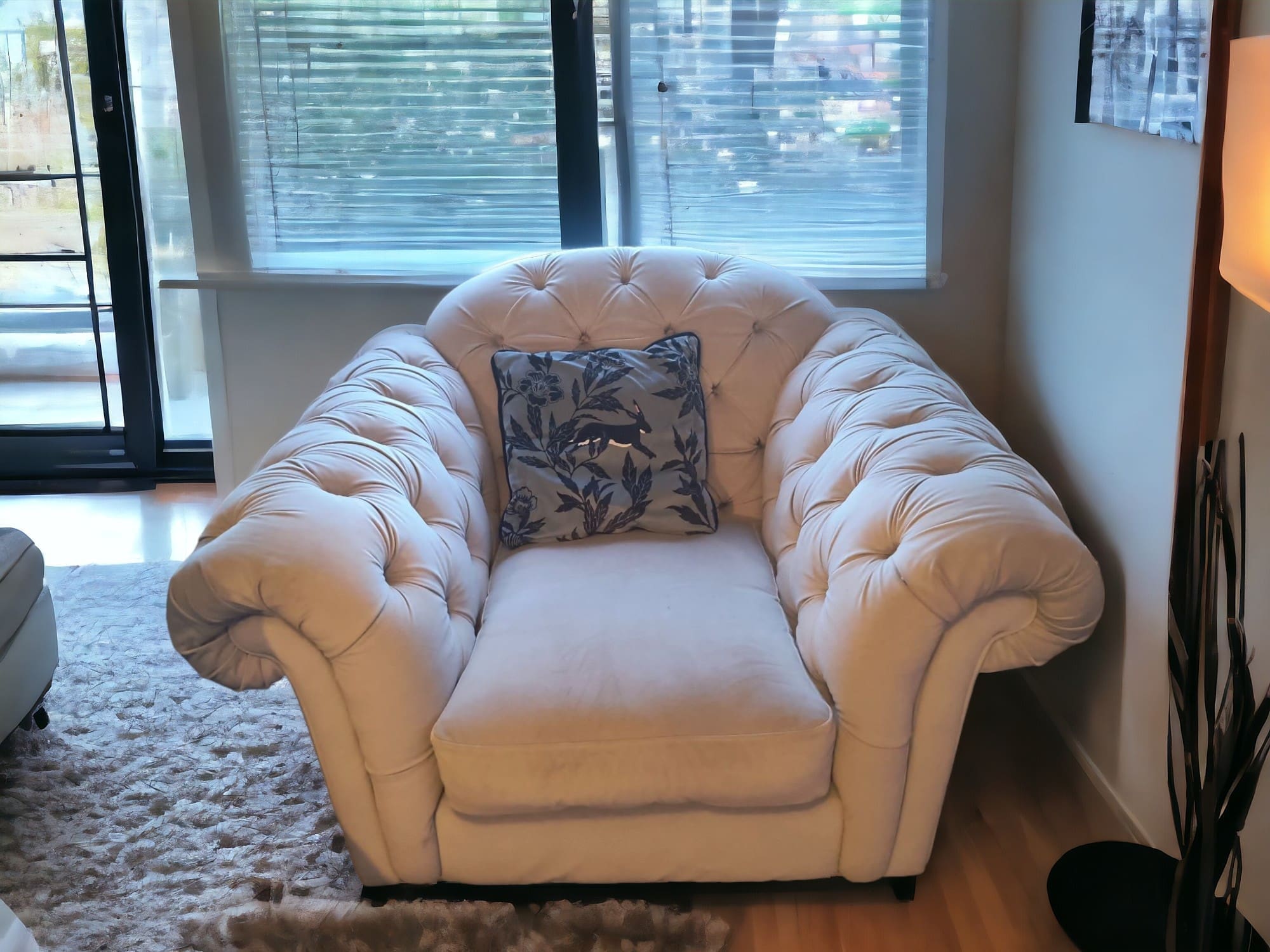 Joules Natural Windsor 3 & 2 Seater with Chair and Footstool